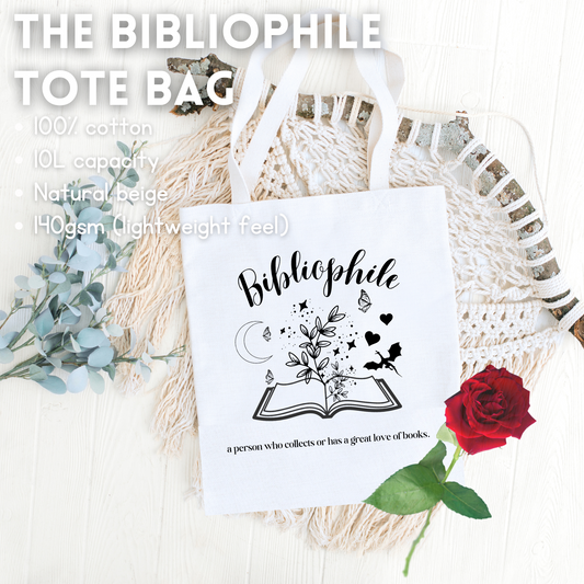 The Bibliophile Tote Bag