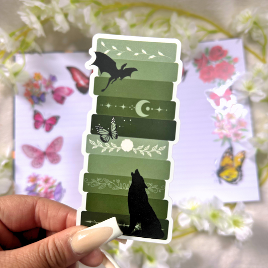 Fantasy Stack Die Cut Bookmark