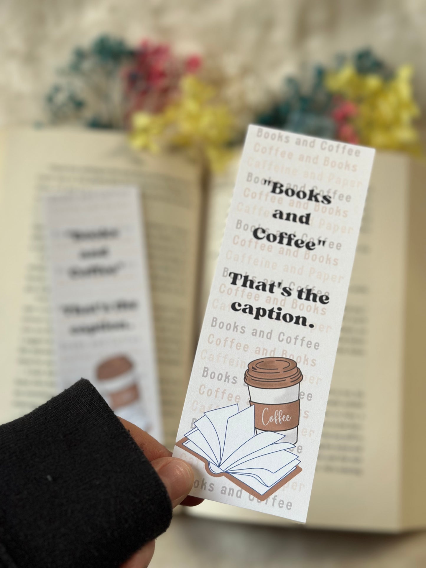 Books and Beverages Bookmarks