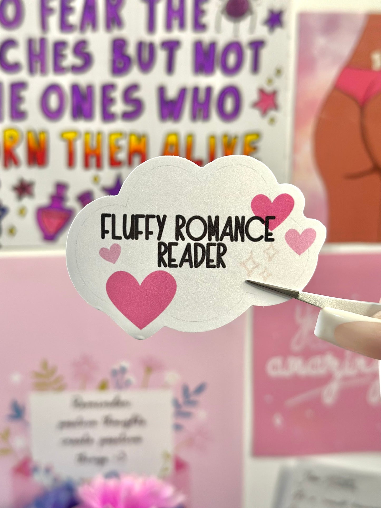 Fluffy Romance Vinyl Sticker
