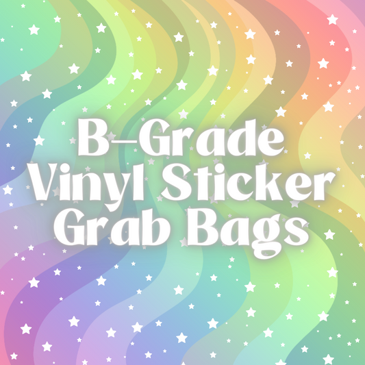 B-GRADE STICKER GRAB BAGS