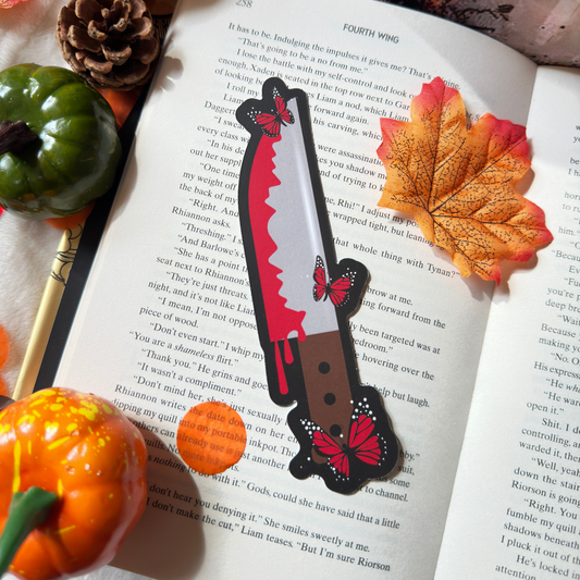 Beautiful Crimes Die-Cut Bookmark