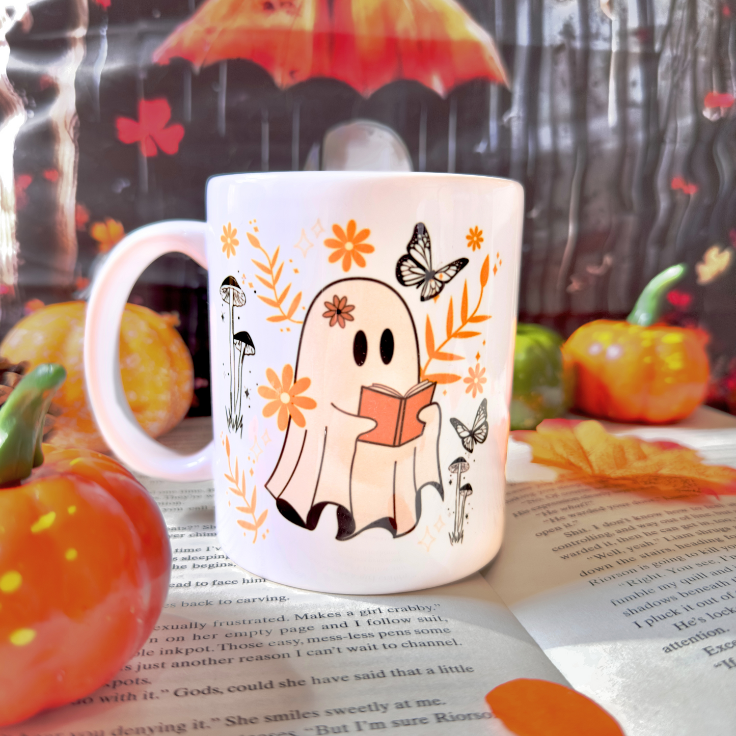 Bookish Ghostie Mug