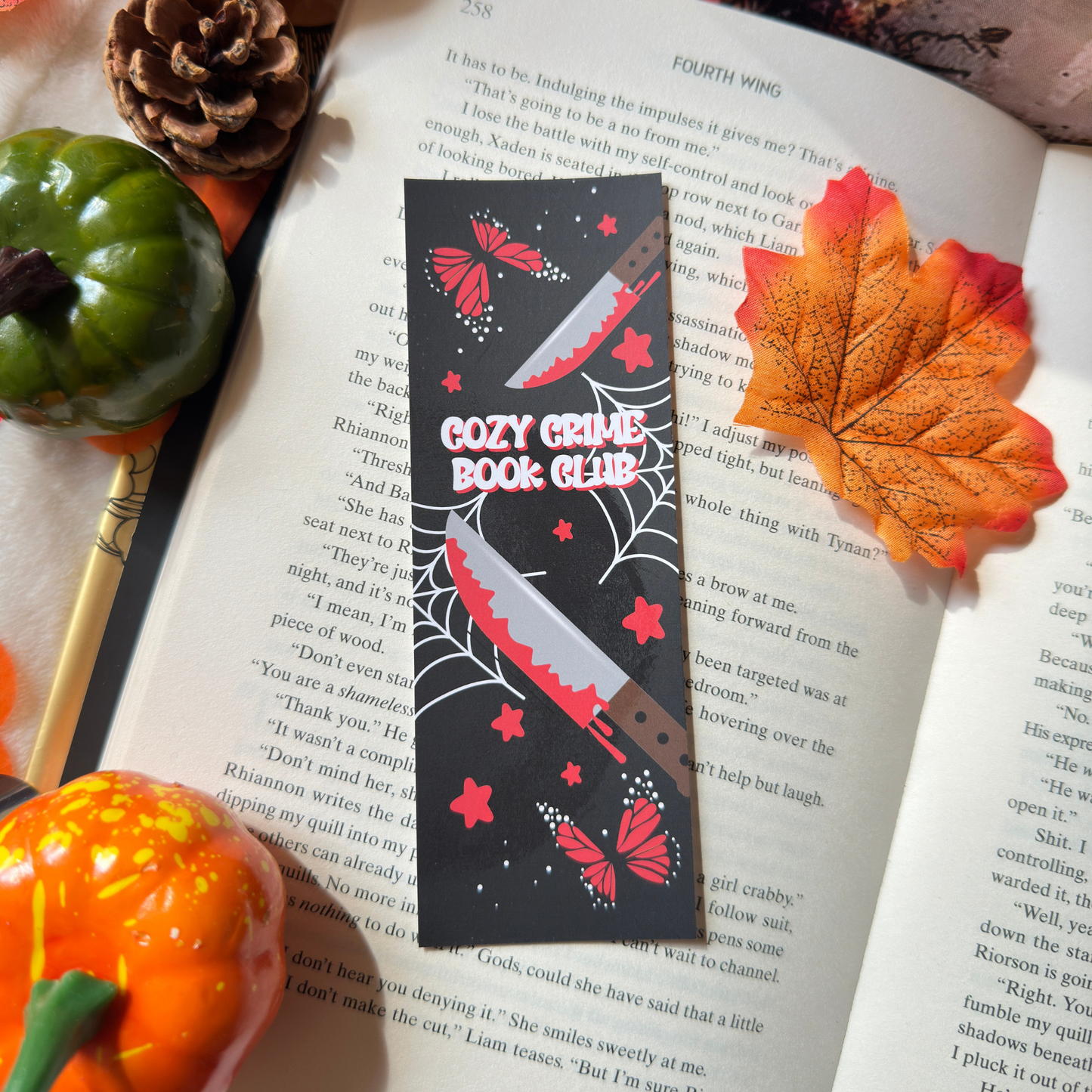 Cozy Crime Book Club Bookmark