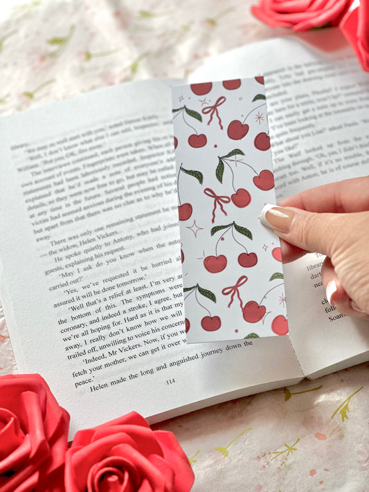 Cherry Sparkle Bookmark