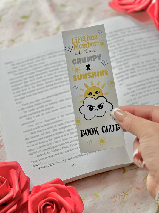 Grumpy x Sunshine Club Bookmark