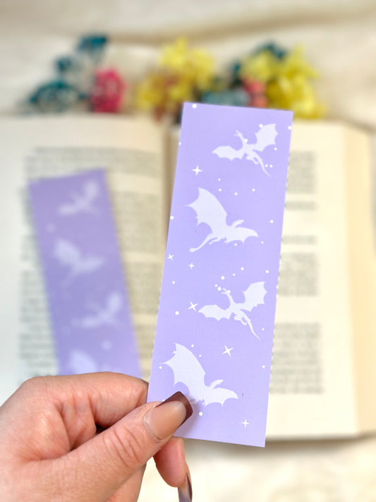 Dragon Horde Pastel Purple Bookmark