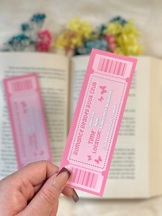 Romance Reader Club Bookmark