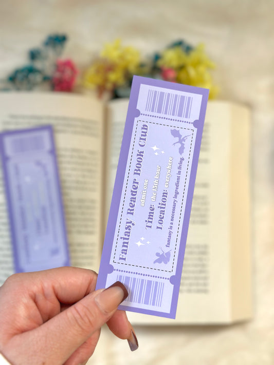 Fantasy Reader Club Bookmark