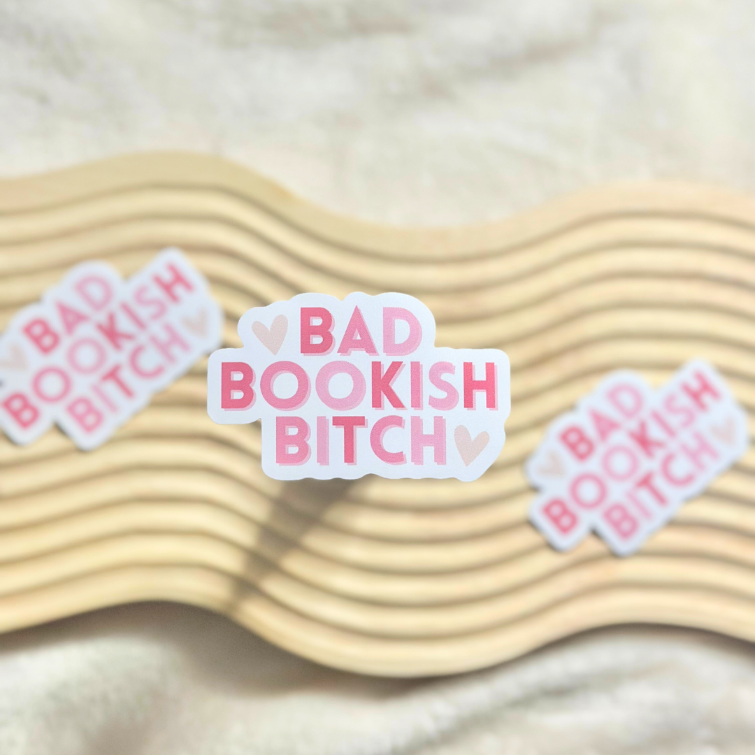 Bad Bookish Bitch Vinyl Sticker