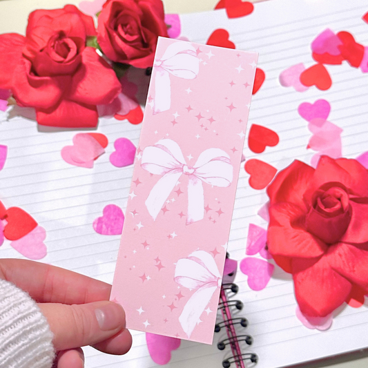 Pink Bows Bookmark