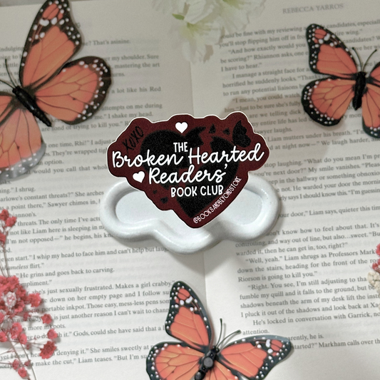 The Broken Hearted Readers' Book Club Vinyl Sticker