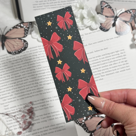 Christmas Bows Bookmark