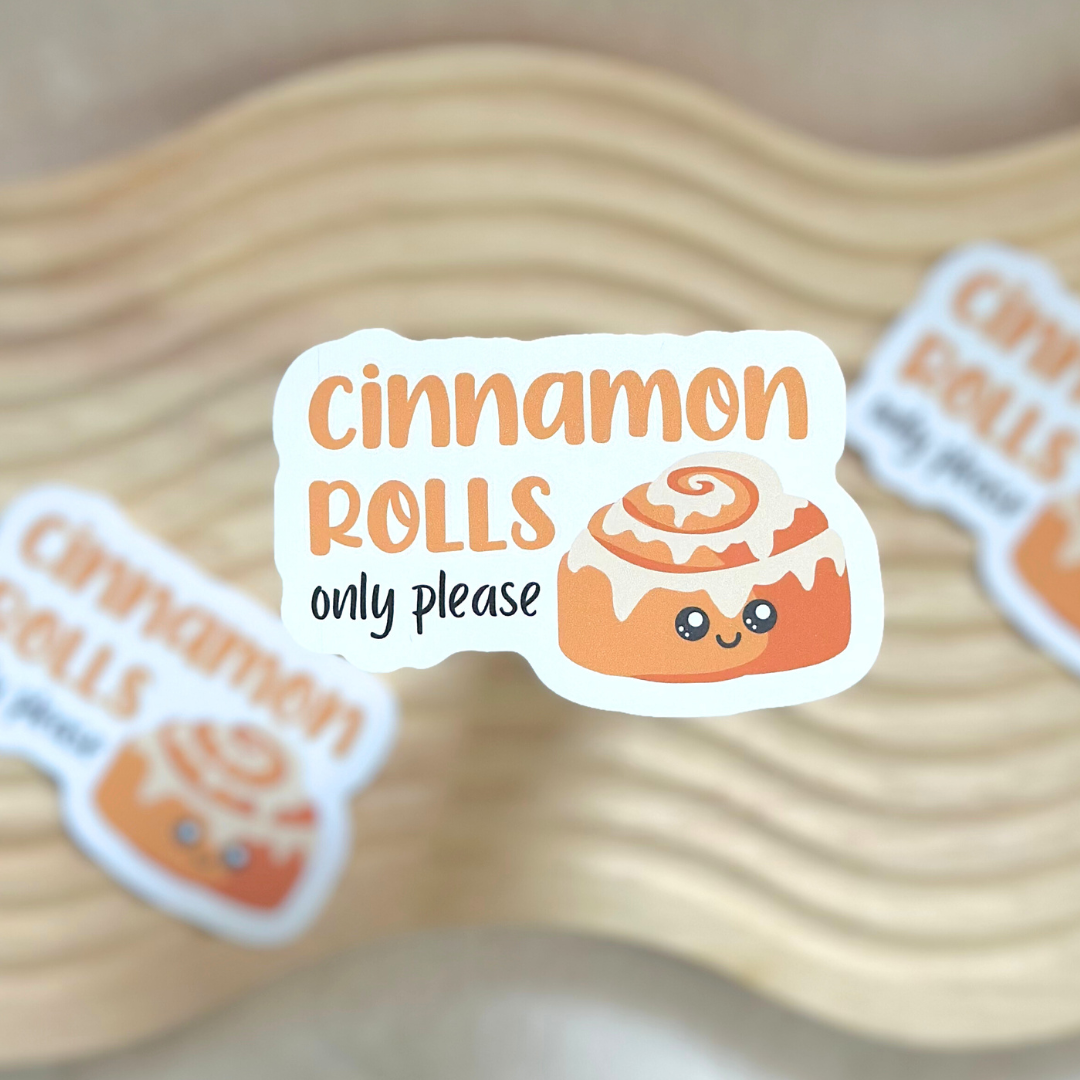 Cinnamon Rolls Vinyl Sticker