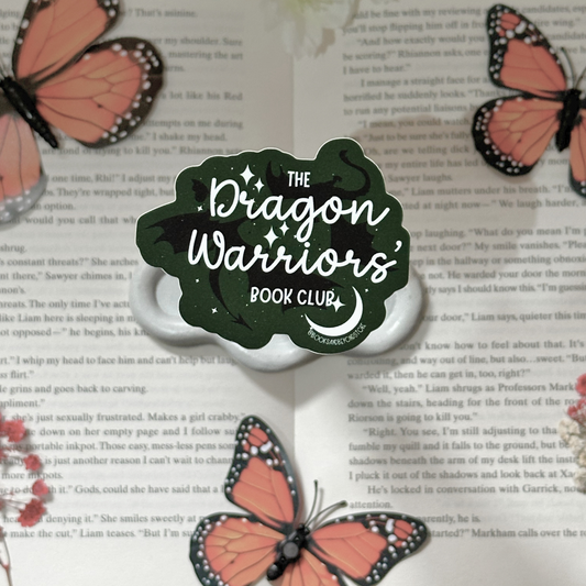 The Dragon Warriors' Book Club Vinyl Sticker