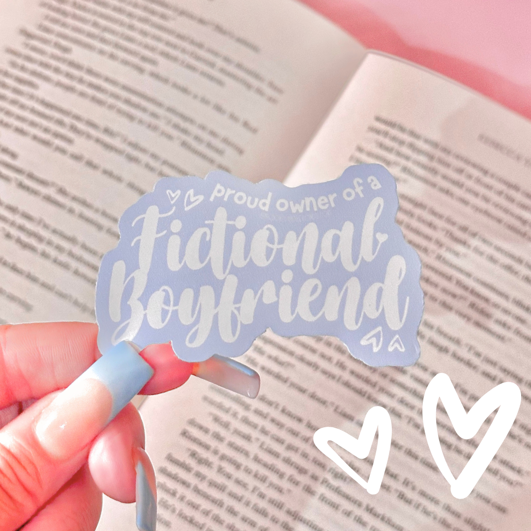 Fictional Boyfriend Badge Vinyl Sticker