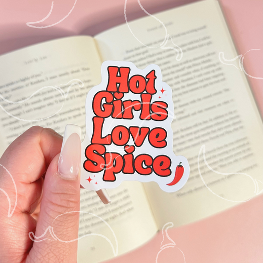 Hot Girls Love Spice Vinyl Sticker