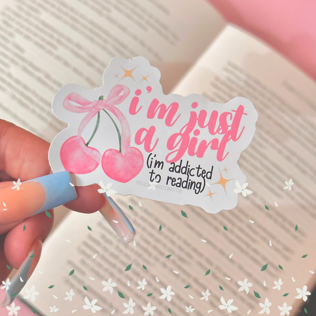 I'm Just A Girl Vinyl Sticker