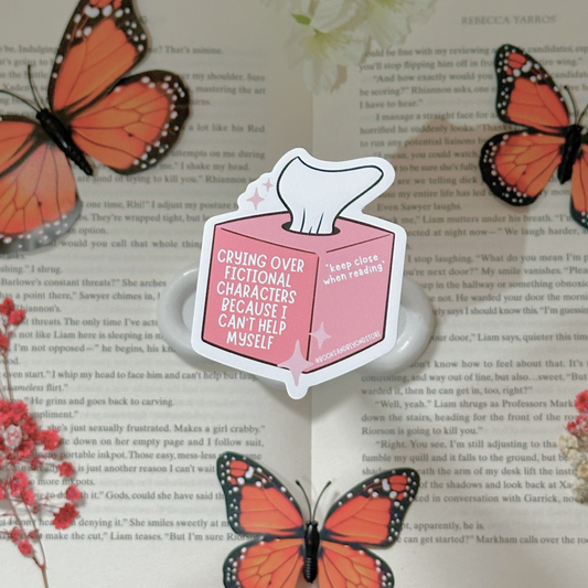 Fictional Characters Tissue Box Vinyl Sticker