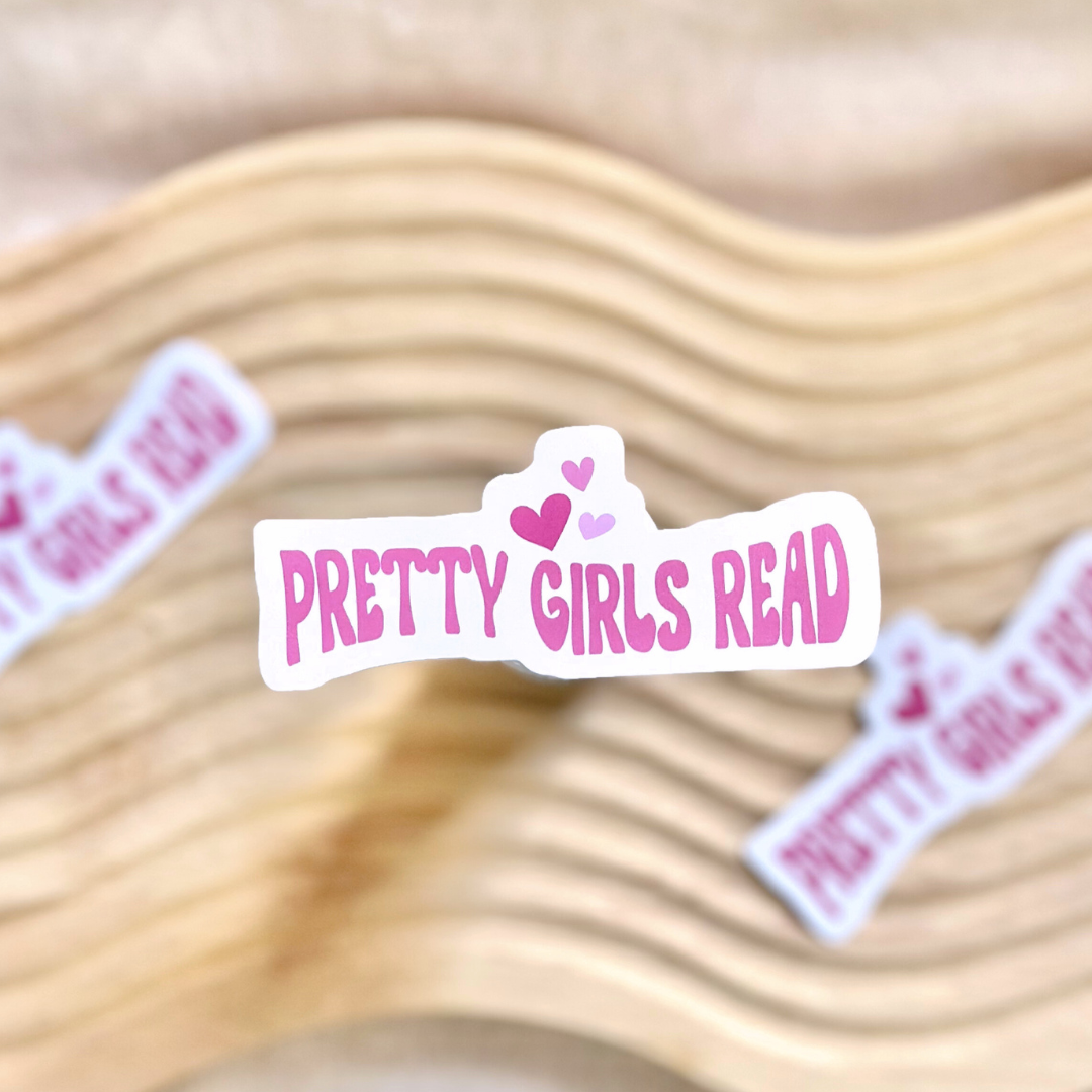 Pretty Girls Read Vinyl Sticker