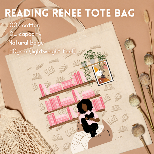Reading Renee Tote Bag