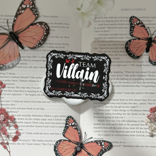 Team Villain Vinyl Sticker