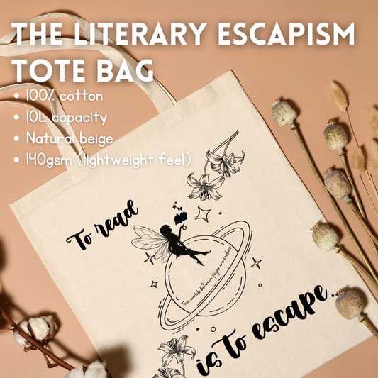 The Literary Escapism Tote Bag
