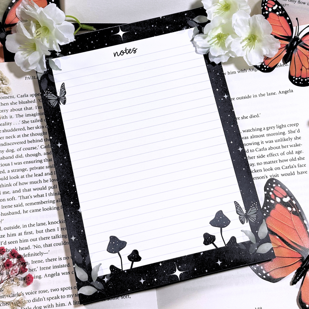 Whimsical Magic A5 Lined Notepad