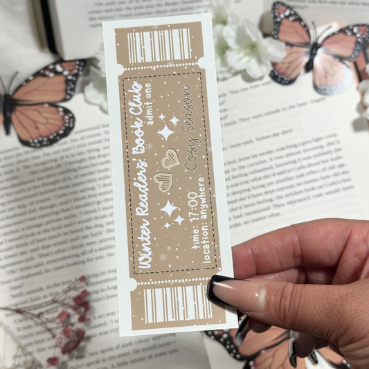 Winter Readers Book Club Bookmark